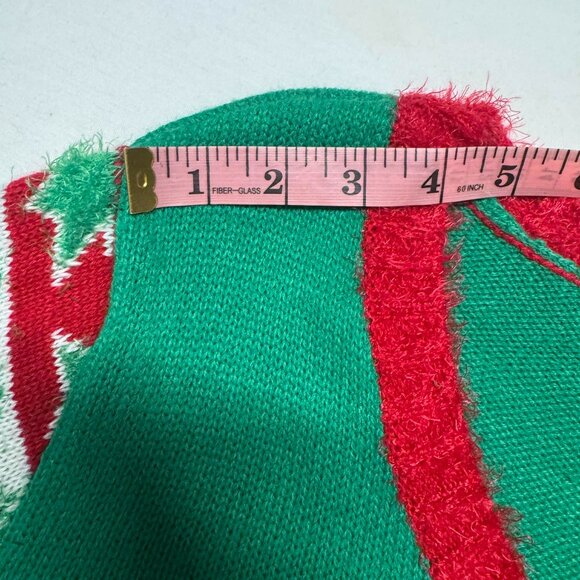 Ugly Christmas Sweater Dress XXL Candy Cane jingle - Picture 11 of 15